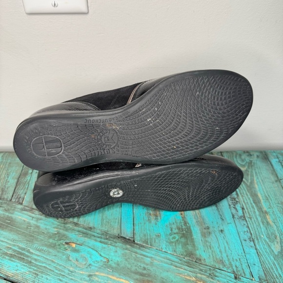 Mephisto Lison Black Suede Patent Leather Shoes Size 8.5 - Picture 9 of 12